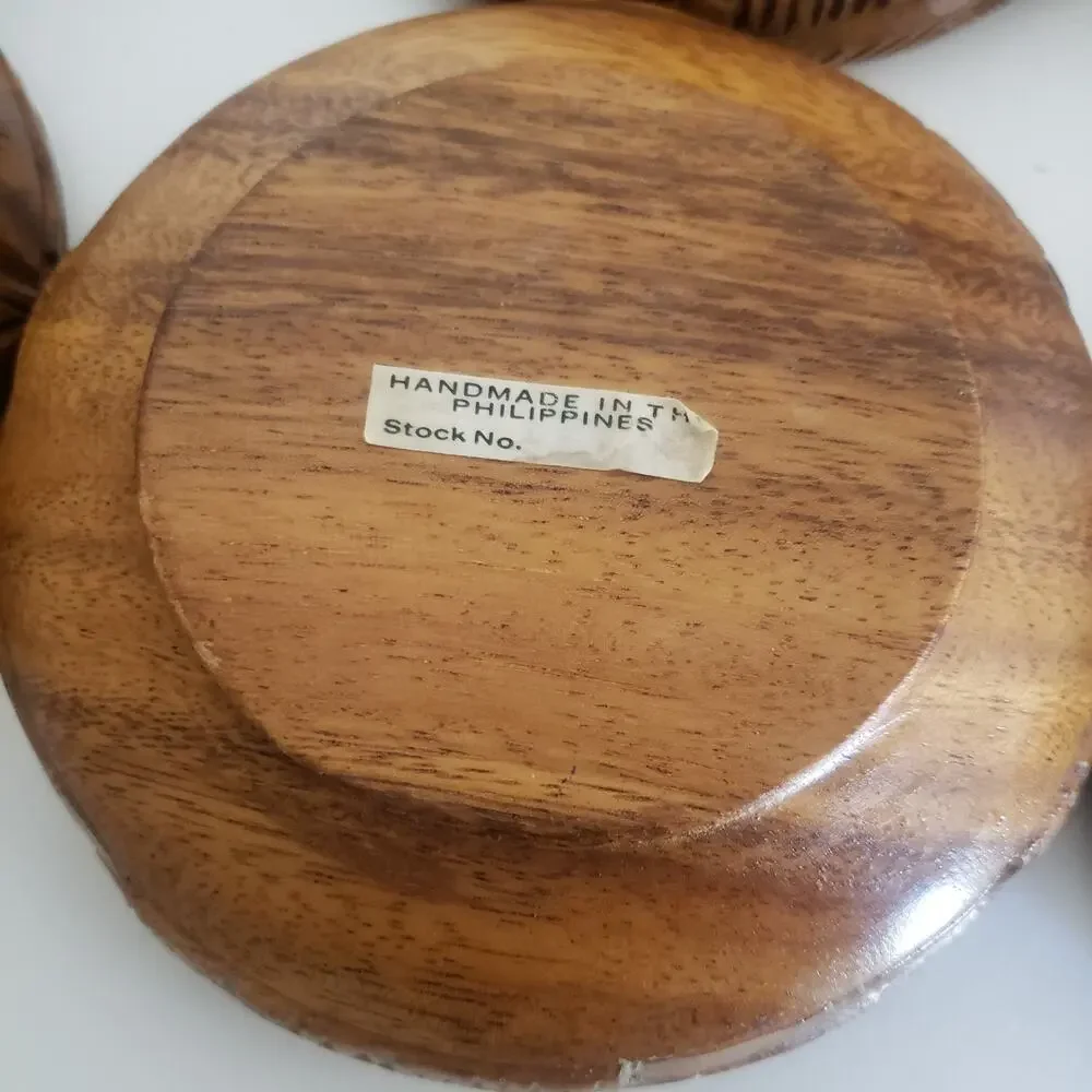 Wooden vtg hand